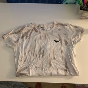 pink tie dye logo shirt